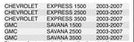 Retrovisor Der Chevrolet Express Van 03-07