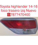 Foco trasero izq Toyota Highlander 14-16