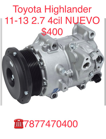 Compresor Toyota Highlander 11-13