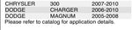 Puerta delantera der Dodge Charger 06-10