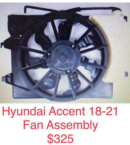 Abanico (Fan Assembly) Hyundai Accent 18-21