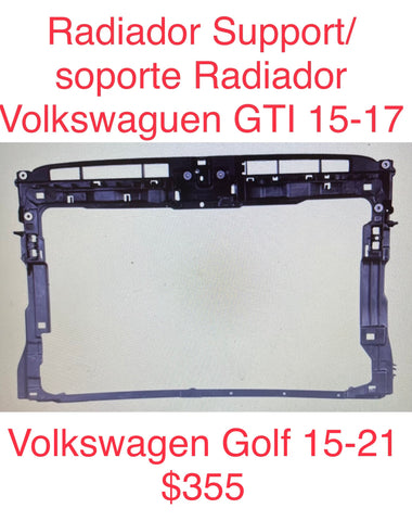 Soporte Radiador Volkswagen GTI/Golf 15-21
